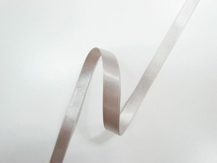 Double Sided Satin Ribbon- 10Mm- 18 Silver Grey  |   Satin Ribbons Ribbons Satin Ribbons