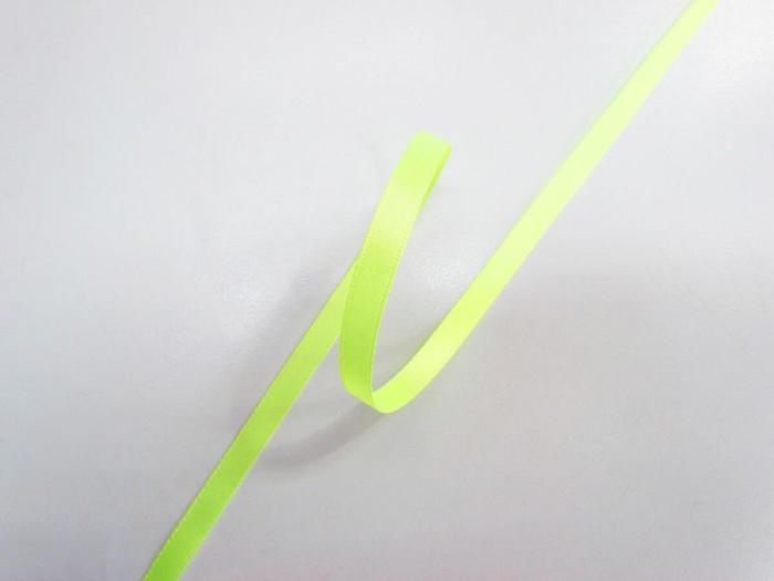 Double Sided Satin Ribbon- 7Mm- 6846 F/Yellow  |   Satin Ribbons Ribbons Satin Ribbons