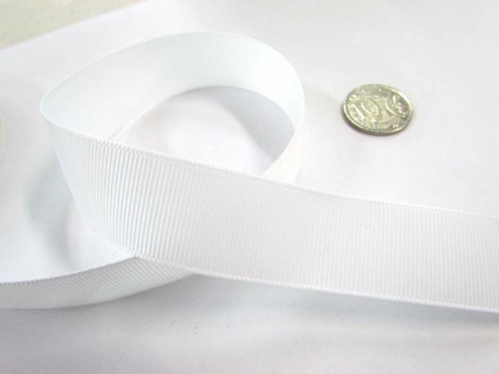 Grosgrain Ribbon 22Mm- White  |   Grosgrain Ribbon Grosgrain Ribbon Grosgrain Ribbon